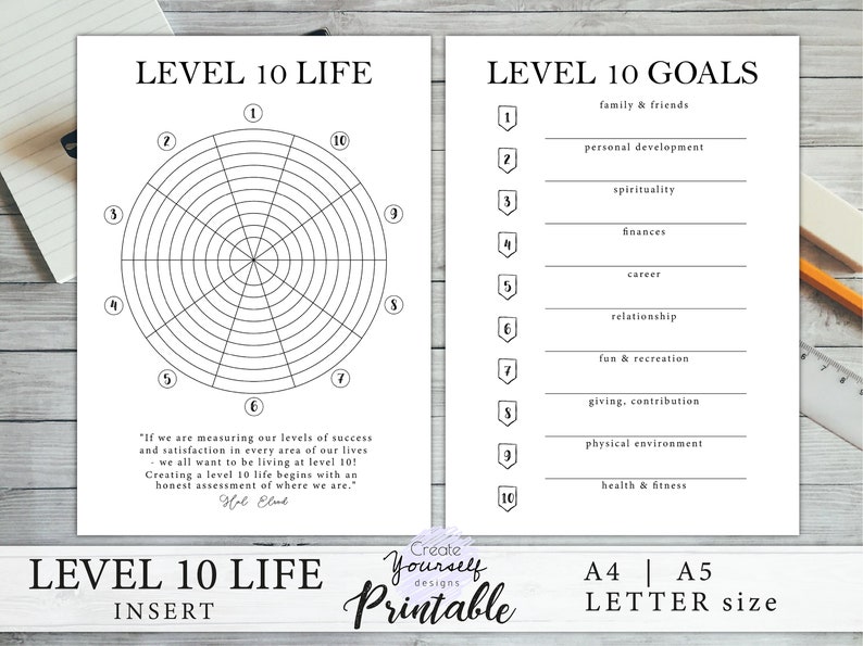 Bullet magazine printable - stage 10 daily life planner, point 10 existence planner increase, planner refill, purpose planner, printable add A4 A5 Letter photo regarding Level 10 Life Printable named Bullet magazine printable - position 10 lifestyle planner, issue 10 everyday living planner increase, planner refill, intent planner, printable incorporate A4 A5 Letter