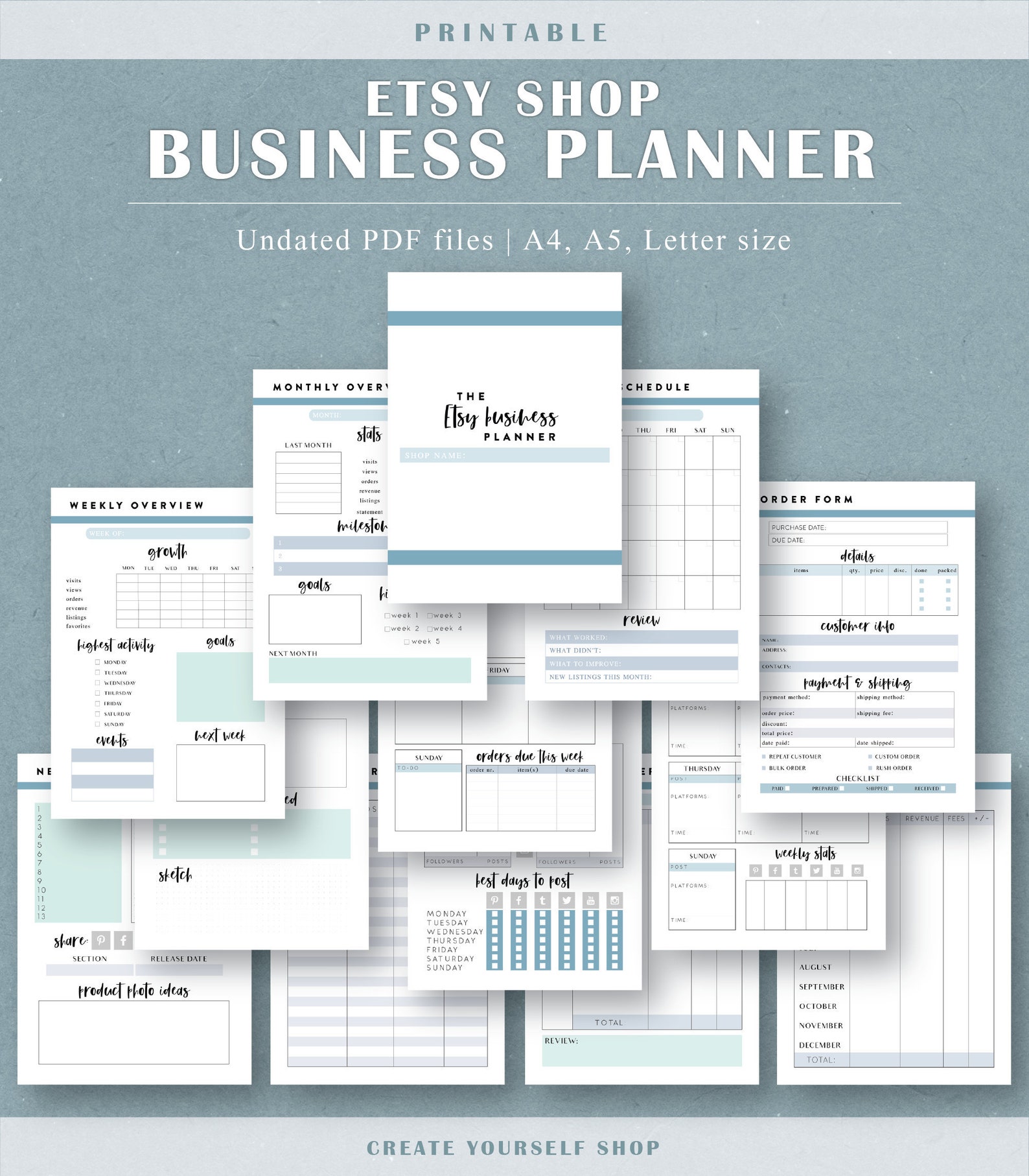 business plan etsy shop