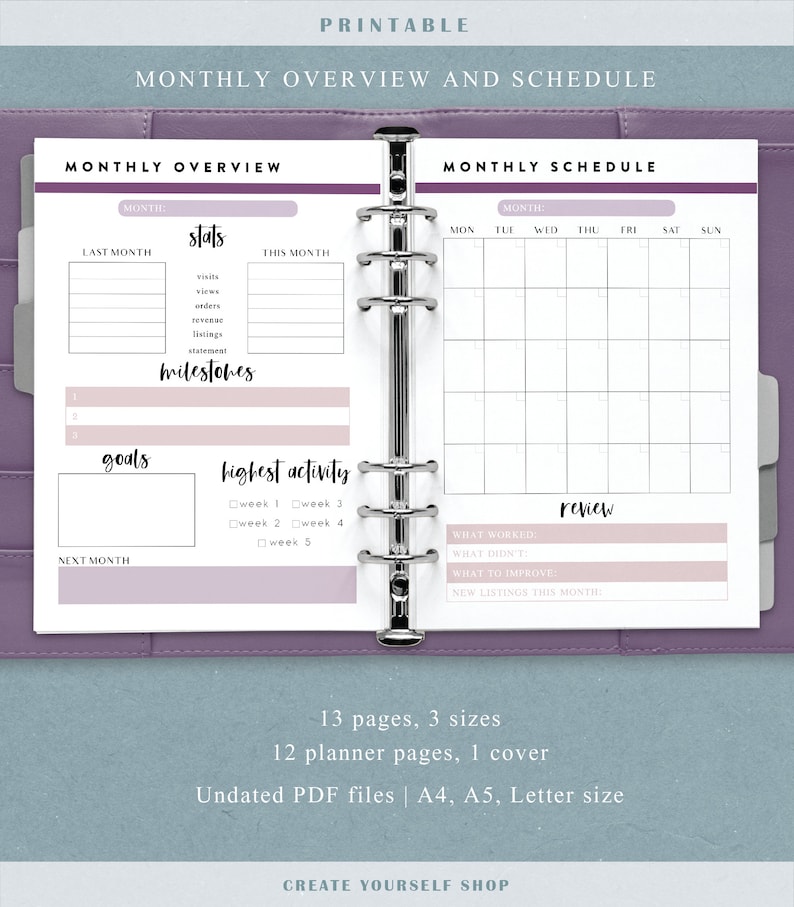 Etsy Business Plan Template