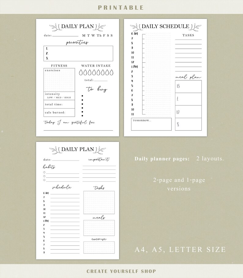 Bullet Journal Starter Kit 2023 2024 Printable Planner Etsy Australia