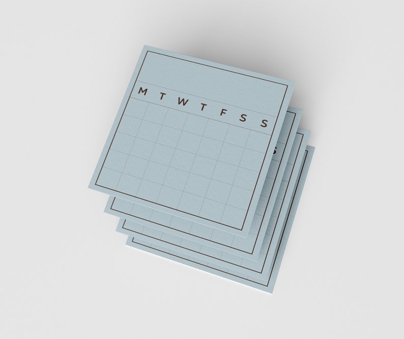 Printable Memo Pads Journal Supplies, Mini Calendar, Printable Memopad, Pastel Sticky Notes ...