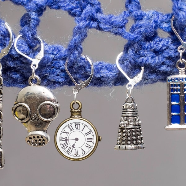 Dr Who Stitch Markers Made to Order