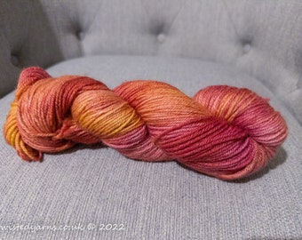 Autumn Hand Dyed Bluefaced Leicester (BFL) DK Yarn
