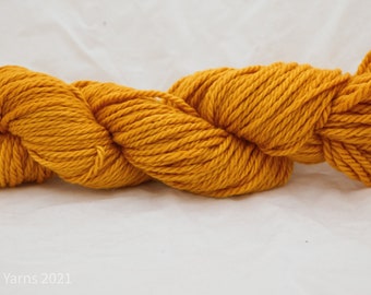 Tangerine Hand Dyed Merino Chunky Yarn