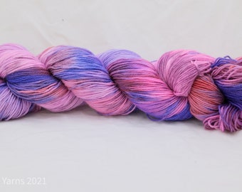 Bloom Hand Dyed Bluefaced Leicester (BFL) Sock Yarn