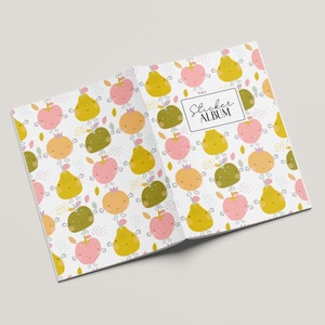 Stickeralbum Happy Fruits für Kinder A5 Aufkleberheft mit 32 Seiten zum Sticker sammeln und aufbewahren image 4