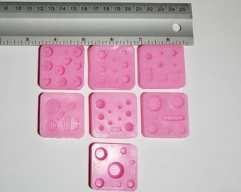 Miniature Food Molds, dollhouse food, polymer clay and resin mold