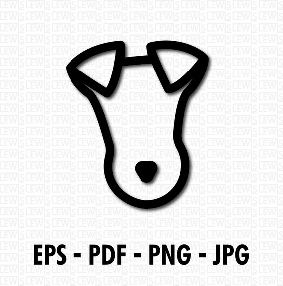 Dog Face Pet Eps E Png Pdf File Vector Graphic Design Etsy