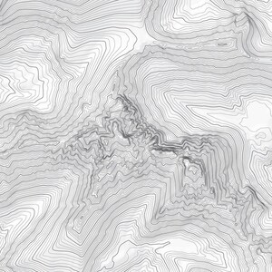 Crestone Peak, Colorado, USA Topography Elevation Print Wall Art - Etsy