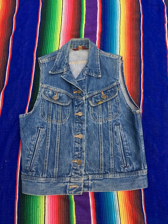 1970s 1980s Vintage Ms Lee Riders Denim Blue Jean
