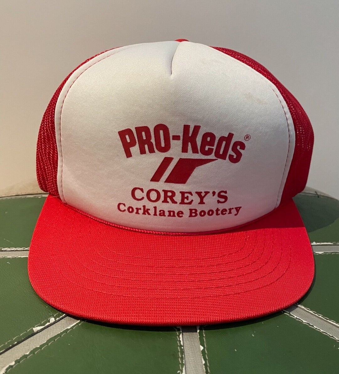 Vintage 80s Pro Keds Sneakers Coreys Corklane Bootery Trucker Cap Snapback Hanes USA Etsy