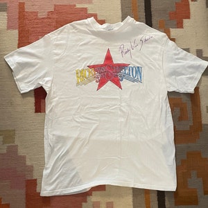 Vintage Ricky Van Shelton Concert Tour T Shirt Signed Autographed Country Western Star USA