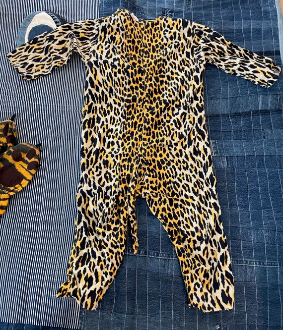 1960s Vintage Leopard Sterncraft Onesie Sleep Jum… - image 9