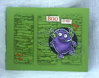 Boo to You Halloween Card