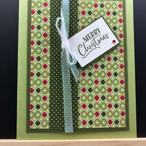Shimmer Bow Merry Christmas Card