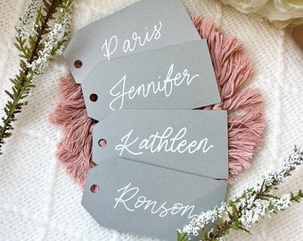 Bridesmaid Gift Tags, Personalized Name Tags, Printed Personalized Bridesmaid Gift Tags, Christmas Gift Tag