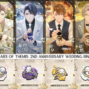 Tears of Themis 2nd Anniversary Wedding Rings, Artem Wing, Marius von Hagen, Luke Pearce, Vyn Richter, 水無瀬夏彦, 森月黎, 和泉景, 강혁, 윤노아, 유신우, 백은후