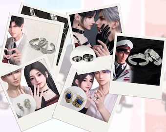 Love and Deepspace 100 Affinity Rings, Caleb, Sylus, Zayne, Rafayel, Xavier, 恋と深空, 恋与深空, セイヤ, レイ, ホムラ, 러브앤딥스페이스, 기욱, 심성훈, 이서언, 沈星回, 黎深, 秦彻