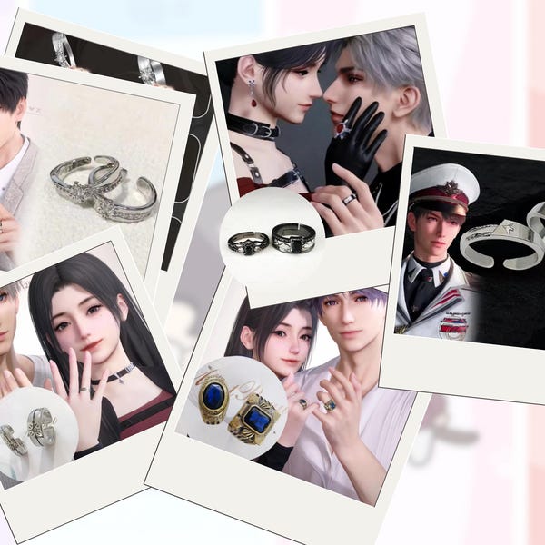 Love and Deepspace 100 Affinity Rings, Caleb, Sylus, Zayne, Rafayel, Xavier, 恋と深空, 恋与深空, セイヤ, レイ, ホムラ, 러브앤딥스페이스, 기욱, 심성훈, 이서언, 沈星回, 黎深, 秦彻