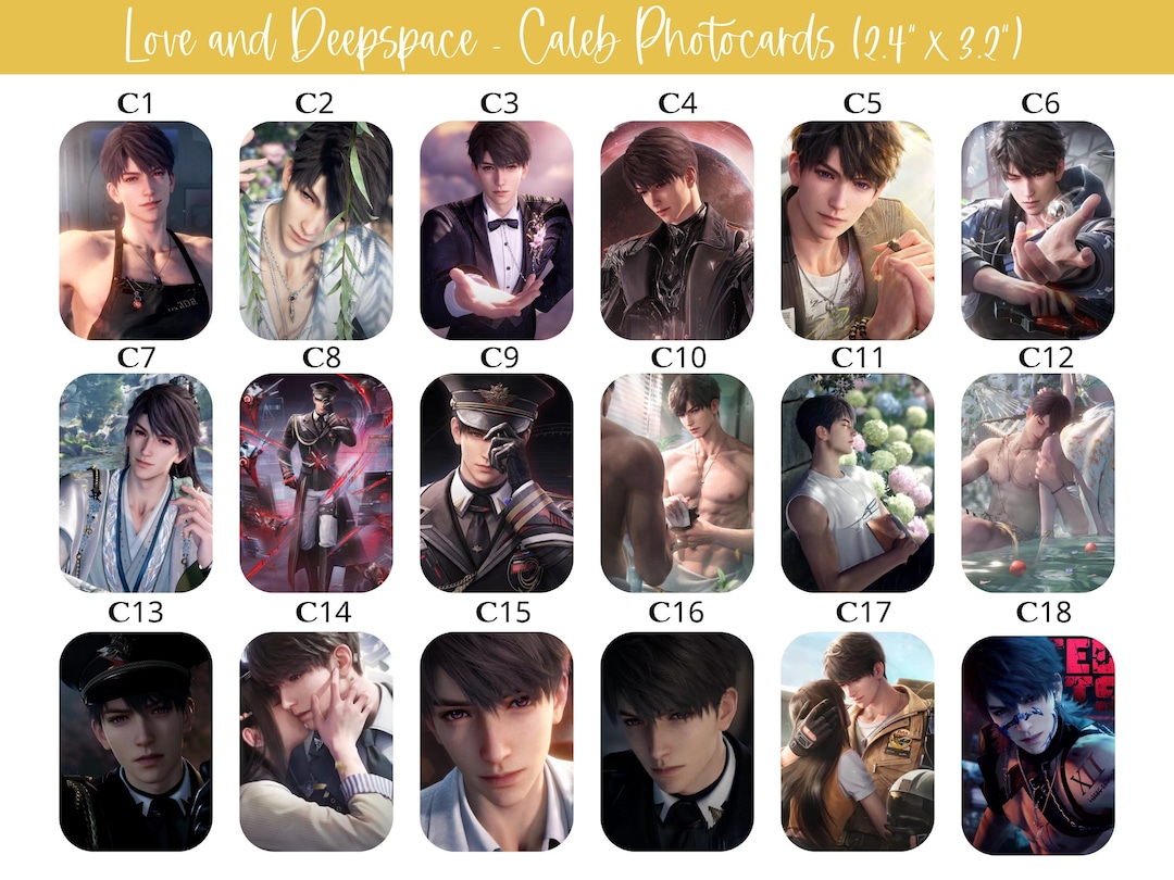Love and Deepspace Photocards - Sylus, Xavier, Zayne, Rafayel, 秦