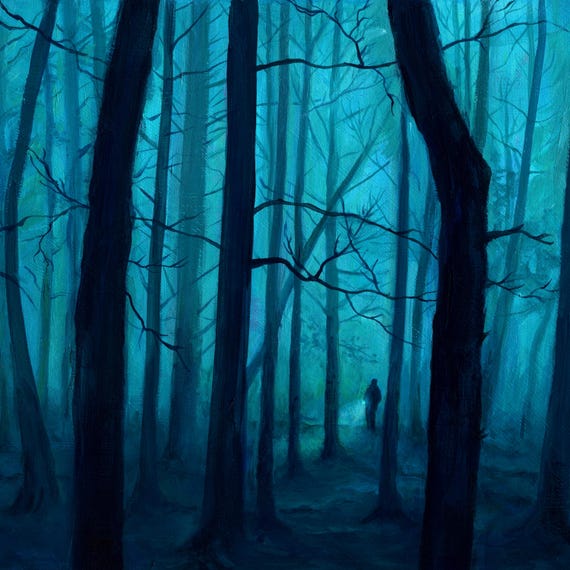 Spooky Wall Art, 8x10