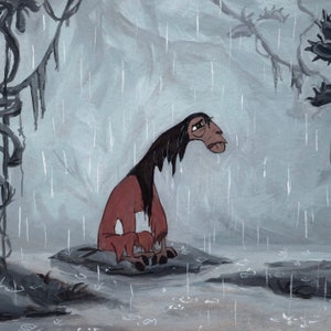 Kuzco Art Print: Emperor&#39;s New Groove Illustration (5x7 or 8x10)