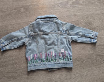 Kids 6-12 month Embroidered Jean Jacket