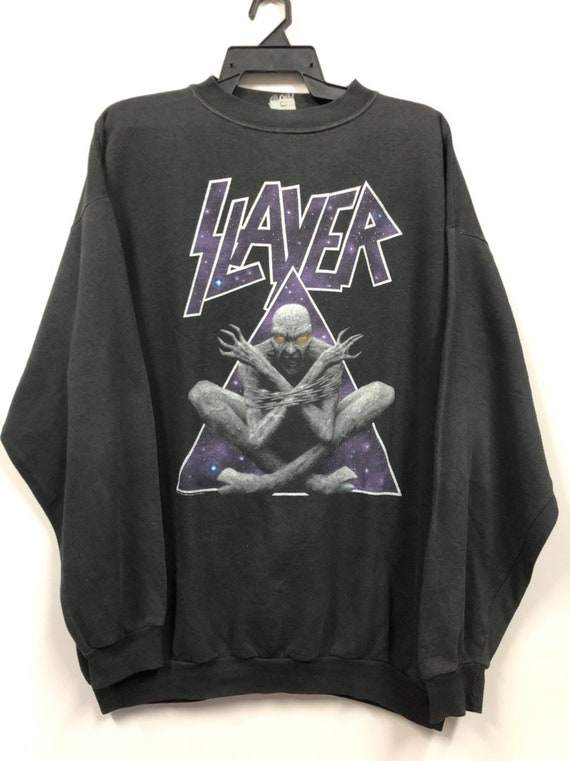 Vintage 1991 Slayer Divene Intervention Faded Prom