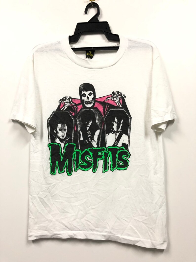 Vintage misfits punk band t shirt 80s | Etsy
