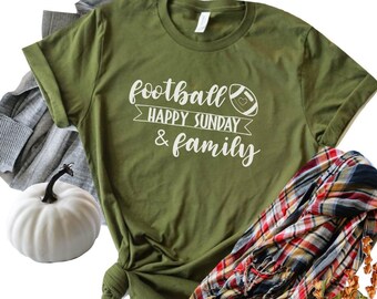 Sunday Funday Shirt, Sunday Football Shirt Football Shirt, Football and Family Shirt, Football Sunday Shirt, Women's Graphic Tee