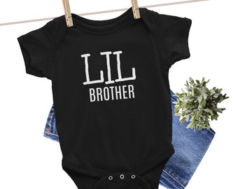 Lil Brother Bodysuit/ Little Brother Bodysuit Baby Brother Bodysuit / Regalos para Bebés / Nuevo Regalo de Bebé