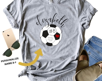 Calcio mamma camicia / calcio mamma Tee / Calcio mamma Camicia / Calcio Camicia / Calcio Camicia / Calcio Camicie / Calcio Personalizzato Mamme / Calcio Tee