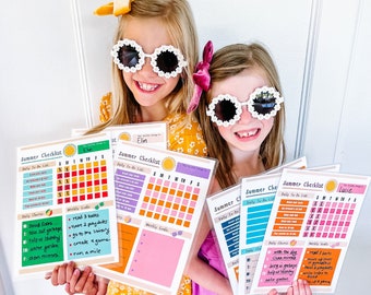 Summer Checklist for Kids (Reusable)
