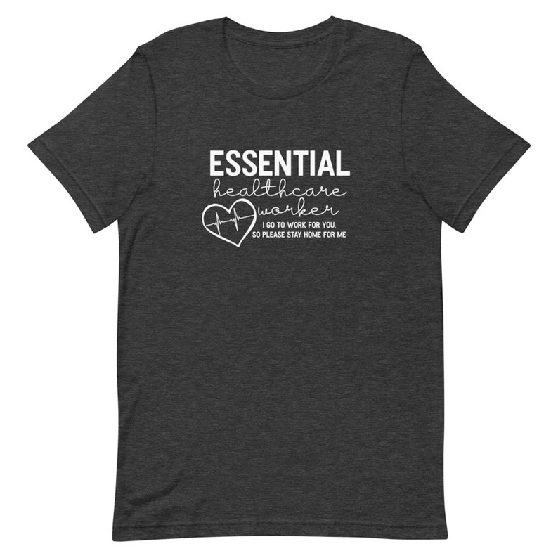Essential Healthcare Worker Shirt/ Healthcare Shirt/ Health Etsy