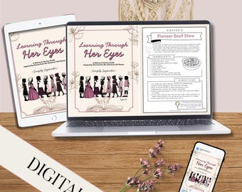 Curriculum Attraverso i suoi occhi / Guide di storia basate sulla letteratura per l'istruzione parentale / Pacchetto digitale di unità di storia americana / America di frontiera coloniale