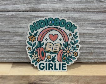 Audiobook Girlie - Waterproof Sticker
