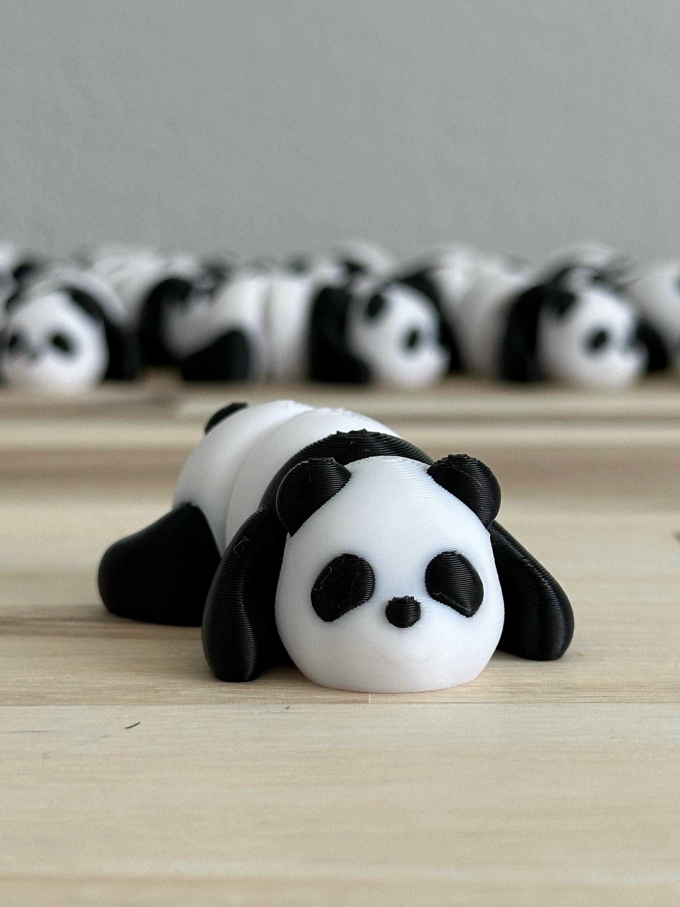 Baby Panda Bear Articulated Fidget Toy – 3D Printed Flexi Panda, Sensory Desk Toy, Cute Gift for Kids & Adults