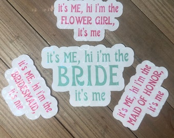 Pegatina inspirada en Taylor Swift para fiesta nupcial - Impermeable - para amantes de la música - Swiftie Bride