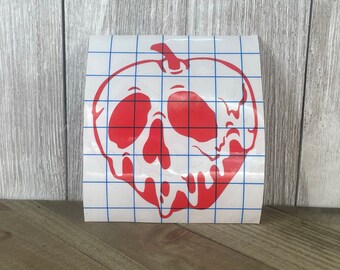 Poison Apple Sticker - ideal para portadas de libros, coches, ventanas, portátiles, tazas, hidroflask, tablas de snowboard, etc.