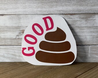 Pegatina de vinilo Good Shit ideal para tazas de esquís de snowboard para portátiles de coche