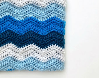 Simple Chevron Baby Blanket Crochet PATTERN | Easy Crochet Baby | Customized Baby Blanket | Baby Shower Gift Idea | Baby Afghan Pattern PDF