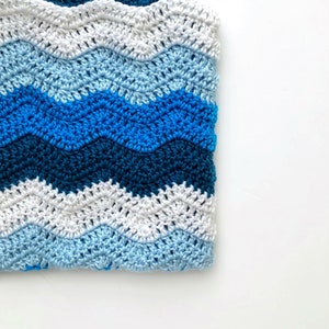 Simple Chevron Baby Blanket Crochet PATTERN | Easy Crochet Baby | Customized Baby Blanket | Baby Shower Gift Idea | Baby Afghan Pattern PDF