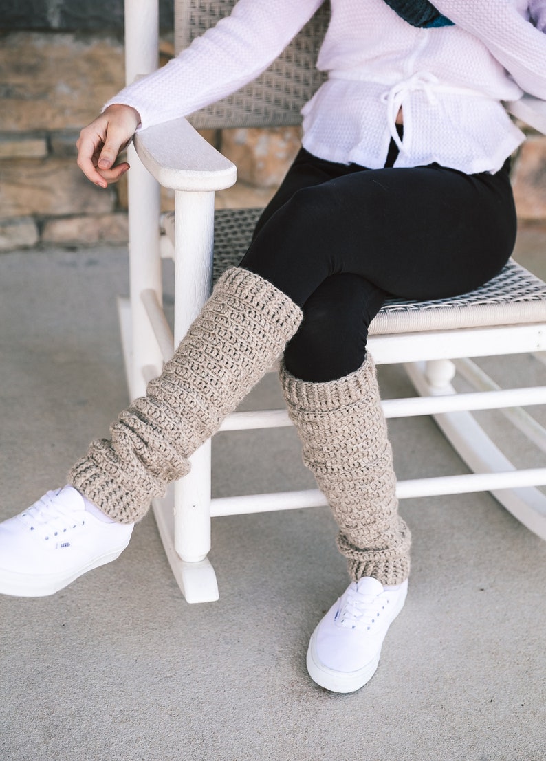 Slouchy Crochet Leg Warmers PATTERN Easy Beginner Friendly Etsy