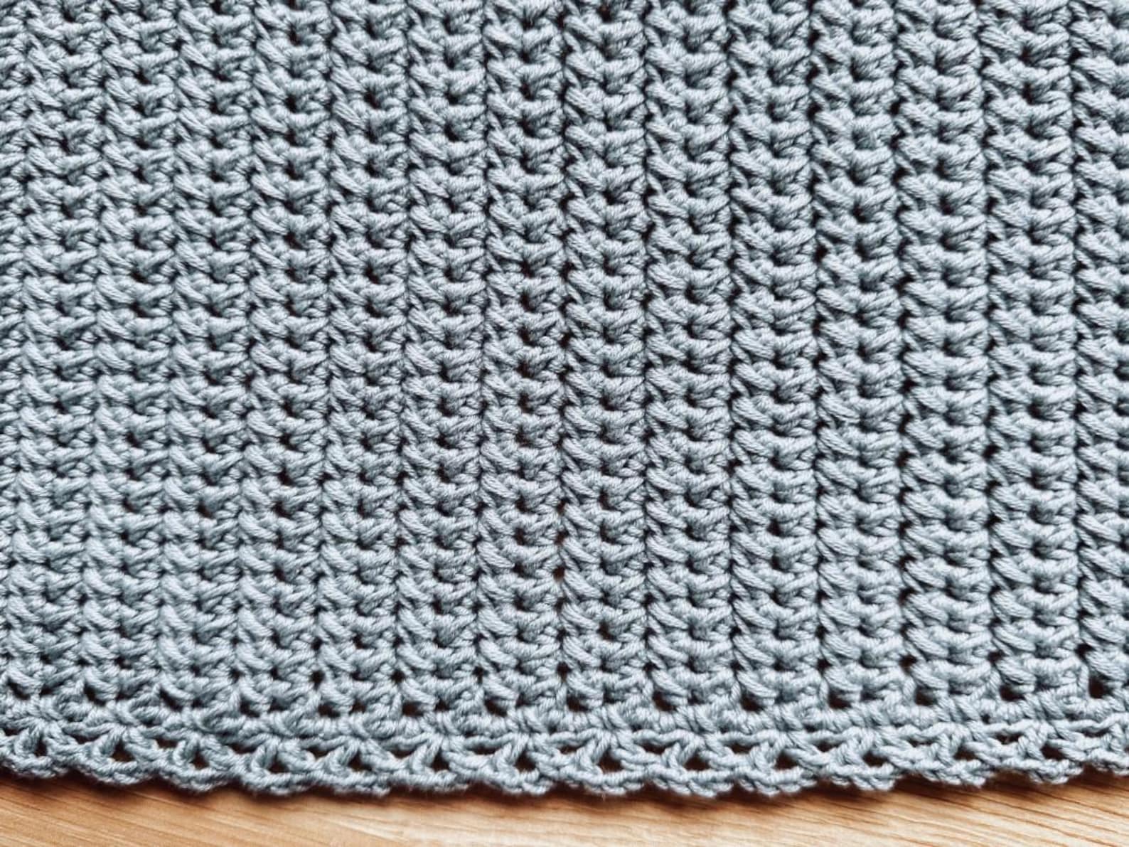Simple Rectangle Shawl Crochet PATTERN | One Row Repeat Project for ...