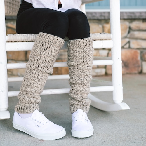 Slouchy Crochet Leg Warmers PATTERN Easy Beginner Friendly - Etsy