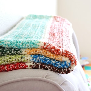 Double strand crochet baby blanket hotsell