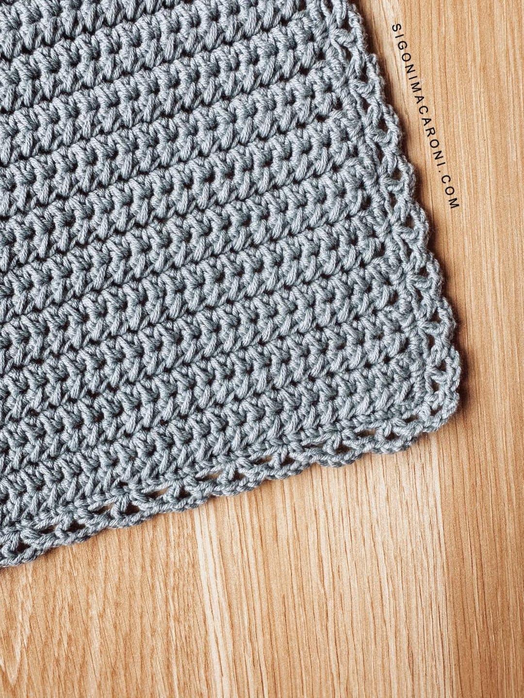 Simple Rectangle Shawl Crochet PATTERN | One Row Repeat Project for ...