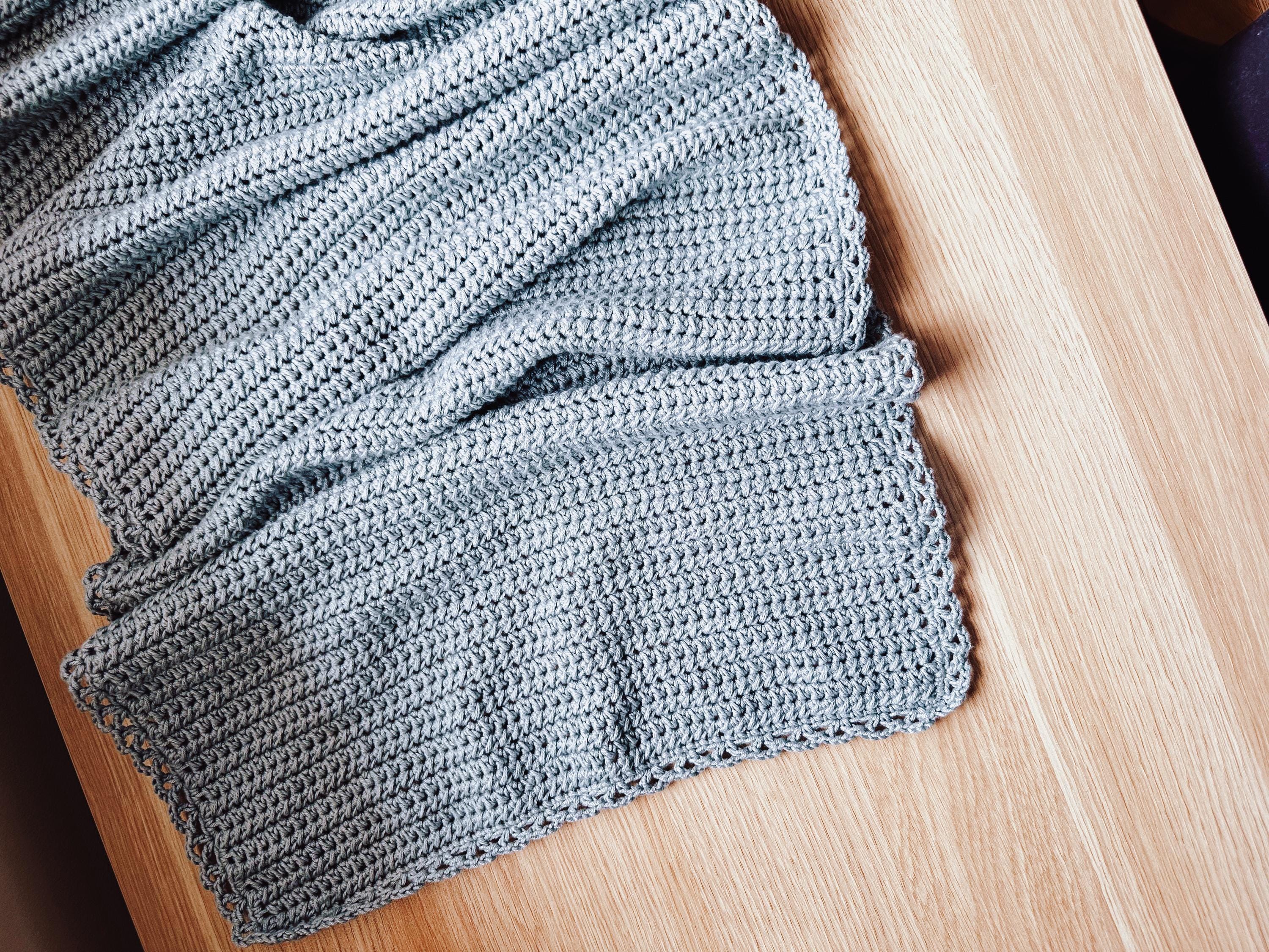 Simple Rectangle Shawl Crochet PATTERN | One Row Repeat Project for ...