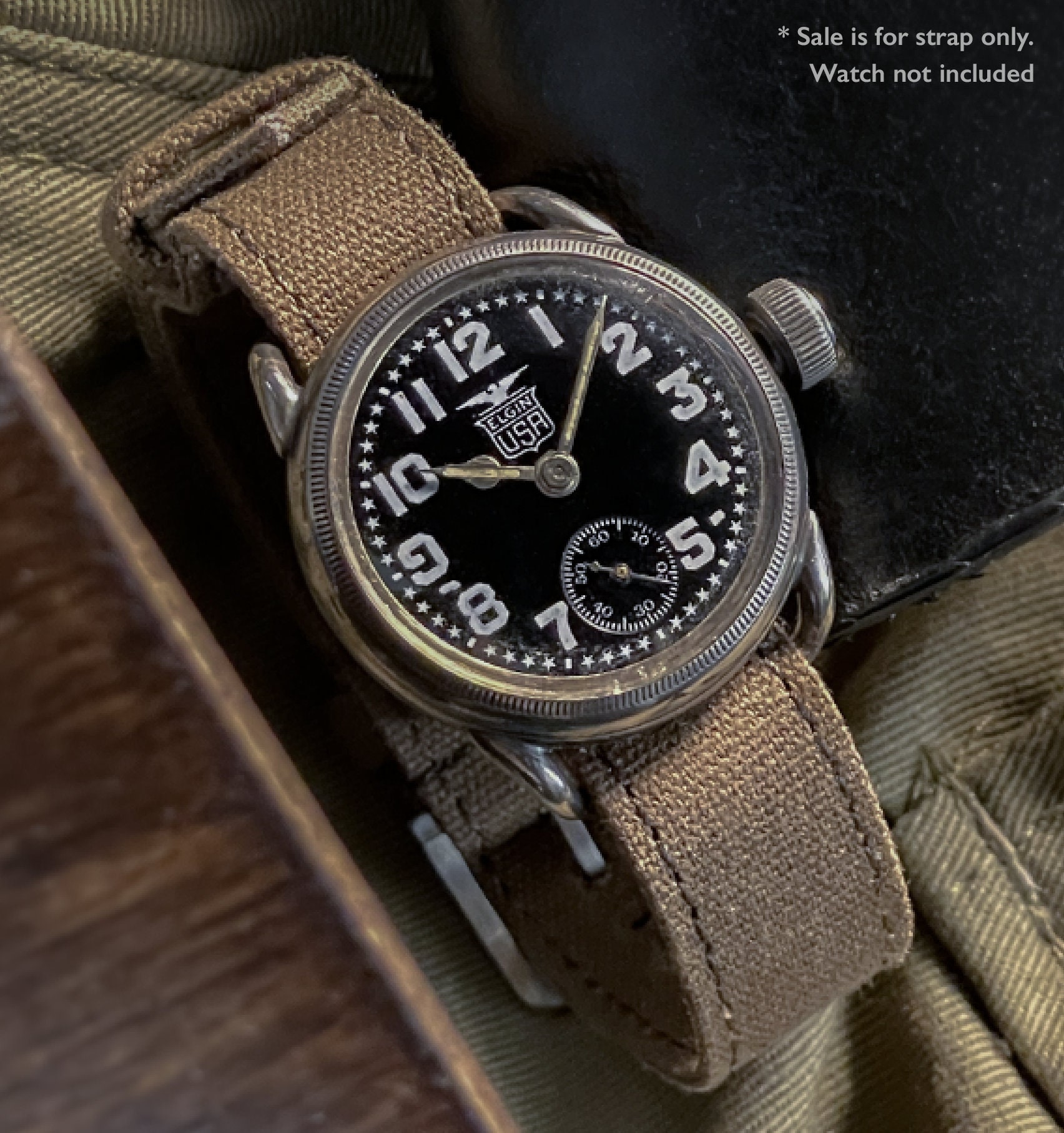 Olympus 17 Mm OROLOGIO VINTAGE MILITARE Unitas Seconda Guerra