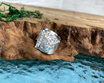 Sterling Silver Seascape Ring